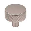 Top Knobs [TK3230BSN] Steel Cabinet Knob - Burnham Series - Brushed Satin Nickel Finish - 1 1/4" Dia.