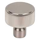 Top Knobs [TK3250BSN] Steel Cabinet Knob - Dempsey Series - Brushed Satin Nickel Finish - 1 1/4&quot; Dia.