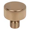 Top Knobs [TK3250HB] Steel Cabinet Knob - Dempsey Series - Honey Bronze Finish - 1 1/4&quot; Dia.