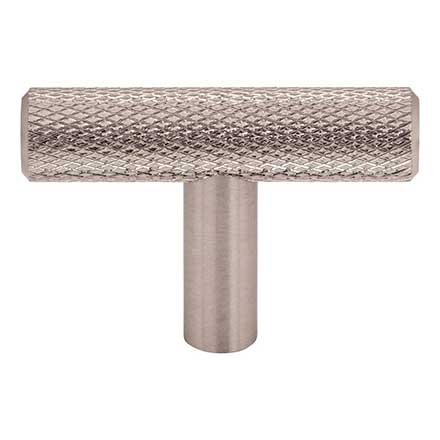 Top Knobs [TK3240BSN] Steel Cabinet Knob - Prestwick Series - Brushed Satin Nickel Finish - 2" L