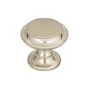 Top Knobs [TK1050BSN] Die Cast Zinc Cabinet Knob - Barrow Series - Brushed Satin Nickel Finish - 1 1/4&quot; Dia.