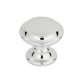 Top Knobs [TK1050PC] Die Cast Zinc Cabinet Knob - Barrow Series - Polished Chrome Finish - 1 1/4" Dia.