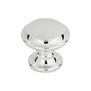 Top Knobs [TK1050PC] Die Cast Zinc Cabinet Knob - Barrow Series - Polished Chrome Finish - 1 1/4" Dia.