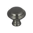 Top Knobs [TK1020AG] Die Cast Zinc Cabinet Knob - Henderson Series - Ash Gray Finish - 1 1/4&quot; Dia.