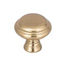 Top Knobs [TK1020HB] Die Cast Zinc Cabinet Knob - Henderson Series - Honey Bronze Finish - 1 1/4" Dia.