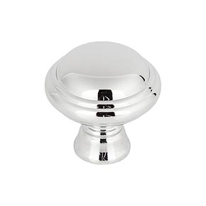 Top Knobs [TK1020PC] Die Cast Zinc Cabinet Knob - Henderson Series - Polished Chrome Finish - 1 1/4" Dia.