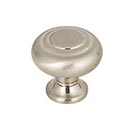 Top Knobs [TK1000BSN] Die Cast Zinc Cabinet Knob - Kent Series - Brushed Satin Nickel Finish - 1 1/4&quot; Dia.