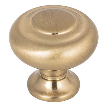 Top Knobs [TK1000HB] Die Cast Zinc Cabinet Knob - Kent Series - Honey Bronze Finish - 1 1/4" Dia.