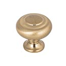 Top Knobs [TK1000HB] Die Cast Zinc Cabinet Knob - Kent Series - Honey Bronze Finish - 1 1/4" Dia.