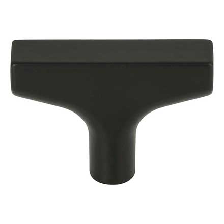 Top Knobs [TK1010BLK] Die Cast Zinc Cabinet Knob - Riverside Series - Flat Black Finish - 2&quot; L