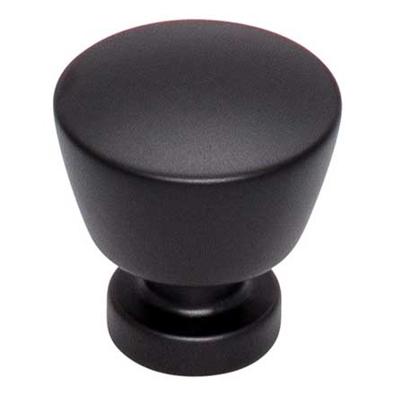 Top Knobs [TK960BLK] Die Cast Zinc Cabinet Knob - Allendale Series - Flat Black Finish - 1 1/8" Dia.