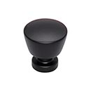 Top Knobs [TK960BLK] Die Cast Zinc Cabinet Knob - Allendale Series - Flat Black Finish - 1 1/8&quot; Dia.