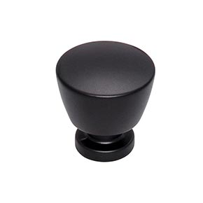 Top Knobs [TK961BLK] Die Cast Zinc Cabinet Knob - Allendale Series - Flat Black Finish - 1 1/4" Dia.