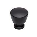 Top Knobs [TK961BLK] Die Cast Zinc Cabinet Knob - Allendale Series - Flat Black Finish - 1 1/4" Dia.