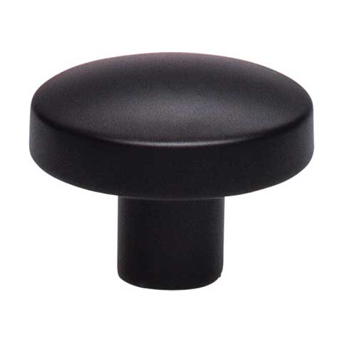 Top Knobs [TK910BLK] Die Cast Zinc Cabinet Knob - Hillmont Series - Flat Black Finish - 1 3/8" L