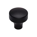 Top Knobs [TK900BLK] Die Cast Zinc Cabinet Knob - Kinney Series - Flat Black Finish - 1 1/8&quot; Dia.