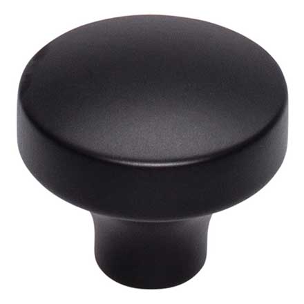 Top Knobs [TK902BLK] Die Cast Zinc Cabinet Knob - Kinney Series - Flat Black Finish - 1 1/2&quot; Dia.