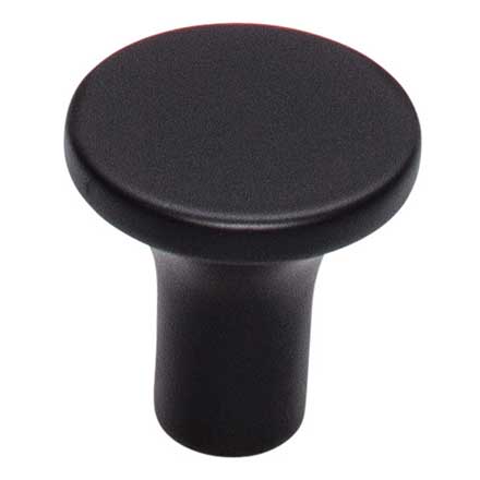 Top Knobs [TK911BLK] Die Cast Zinc Cabinet Knob - Marion Series - Flat Black Finish - 1" Dia.