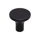 Top Knobs [TK912BLK] Die Cast Zinc Cabinet Knob - Marion Series - Flat Black Finish - 1 1/8&quot; Dia.