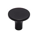 Top Knobs [TK913BLK] Die Cast Zinc Cabinet Knob - Marion Series - Flat Black Finish - 1 1/4" Dia.