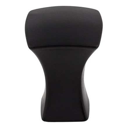 Top Knobs [TK550BLK] Die Cast Zinc Cabinet Knob - Glacier Series - Flat Black Finish - 3/4" Sq.