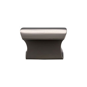Top Knobs [TK551AG] Die Cast Zinc Cabinet Knob - Glacier Series - Ash Gray Finish - 1 1/2" L