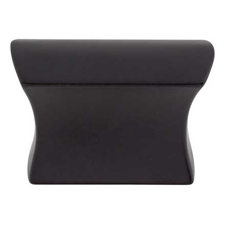 Top Knobs [TK551BLK] Die Cast Zinc Cabinet Knob - Glacier Series - Flat Black Finish - 1 1/2&quot; L