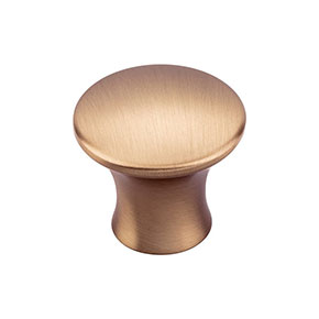 Top Knobs [TK591HB] Die Cast Zinc Cabinet Knob - Oculus Series - Honey Bronze Finish - 1 1/8" Dia.