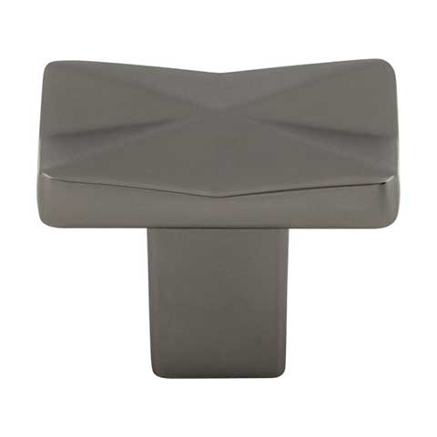 Top Knobs [TK560AG] Die Cast Zinc Cabinet Knob - Quilted Series - Ash Gray Finish - 1 1/4" L