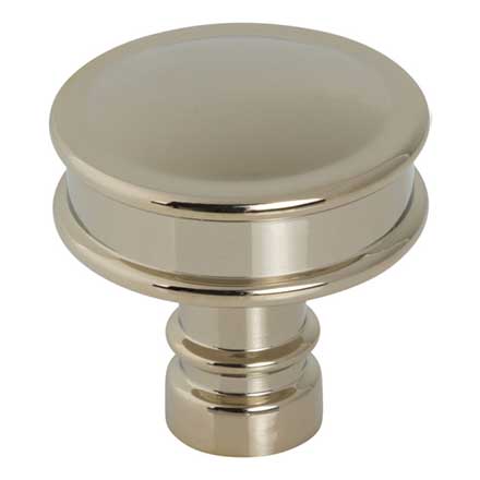 Top Knobs [TK3140PN] Die Cast Zinc Cabinet Knob - Cranford Series - Polished Nickel Finish - 1 1/4&quot; Dia.