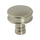 Top Knobs [TK3140PN] Die Cast Zinc Cabinet Knob - Cranford Series - Polished Nickel Finish - 1 1/4" Dia.