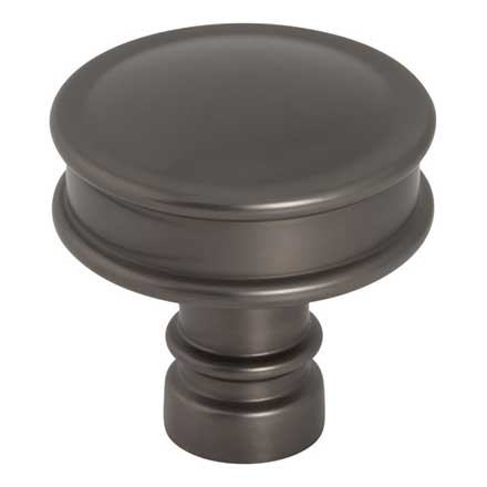 Top Knobs [TK3140AG] Die Cast Zinc Cabinet Knob - Cranford Series - Ash Gray Finish - 1 1/4&quot; Dia.