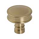 Top Knobs [TK3140HB] Die Cast Zinc Cabinet Knob - Cranford Series - Honey Bronze Finish - 1 1/4" Dia.