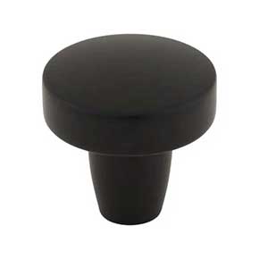 Top Knobs [TK3130BLK] Die Cast Zinc Cabinet Knob - Florham Series - Flat Black Finish - 1 1/4" Dia.