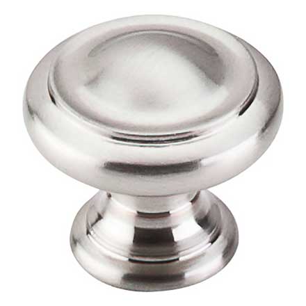 Top Knobs [M1116] Die Cast Zinc Cabinet Knob - Dome Series - Brushed Satin Nickel Finish - 1 1/8" Dia.