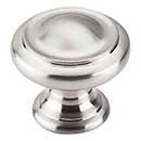 Top Knobs [M1116] Die Cast Zinc Cabinet Knob - Dome Series - Brushed Satin Nickel Finish - 1 1/8" Dia.