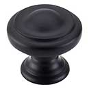 Top Knobs [M1117] Die Cast Zinc Cabinet Knob - Dome Series - Flat Black Finish - 1 1/8" Dia.