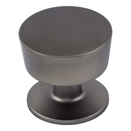 Top Knobs [M1569] Die Cast Zinc Cabinet Knob - Essex Series - Ash Gray Finish - 1 3/16" Dia.