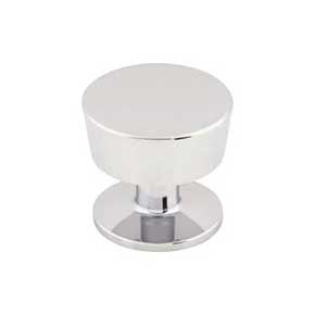 Top Knobs [M1124] Die Cast Zinc Cabinet Knob - Essex Series - Polished Chrome Finish - 1 3/16" Dia.
