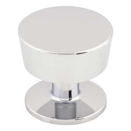 Top Knobs [M1124] Die Cast Zinc Cabinet Knob - Essex Series - Polished Chrome Finish - 1 3/16" Dia.