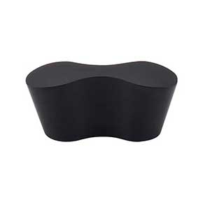 Top Knobs [M1126] Die Cast Zinc Cabinet Knob - Infinity Series - Flat Black Finish - 2 1/8" L