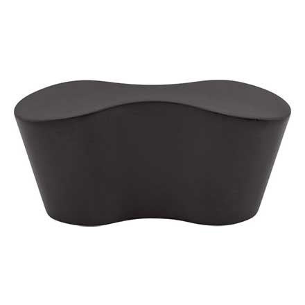 Top Knobs [M1126] Die Cast Zinc Cabinet Knob - Infinity Series - Flat Black Finish - 2 1/8" L