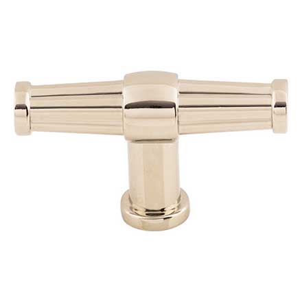 Top Knobs [TK194PN] Die Cast Zinc Cabinet Knob - Luxor Series - Polished Nickel Finish - 2 1/2" L