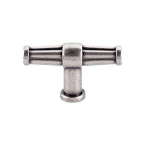 Top Knobs [TK194PTA] Die Cast Zinc Cabinet Knob - Luxor Series - Pewter Antique Finish - 2 1/2" L