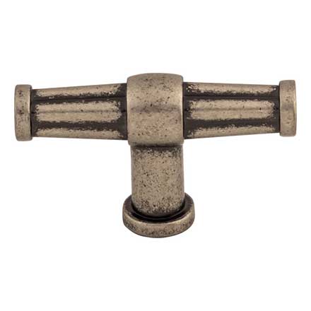 Top Knobs [TK194PTA] Die Cast Zinc Cabinet Knob - Luxor Series - Pewter Antique Finish - 2 1/2&quot; L