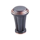 Top Knobs [TK195UM] Die Cast Zinc Cabinet Knob - Luxor Series - Umbrio Finish - 7/8" Dia.