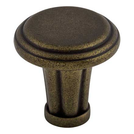 Top Knobs [TK196GBZ] Die Cast Zinc Cabinet Knob - Luxor Series - German Bronze Finish - 1 1/4" Dia.
