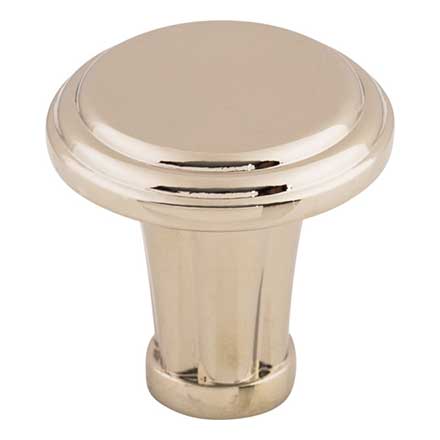 Top Knobs [TK196PN] Die Cast Zinc Cabinet Knob - Luxor Series - Polished Nickel Finish - 1 1/4" Dia.