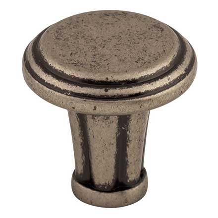 Top Knobs [TK196PTA] Die Cast Zinc Cabinet Knob - Luxor Series - Pewter Antique Finish - 1 1/4&quot; Dia.