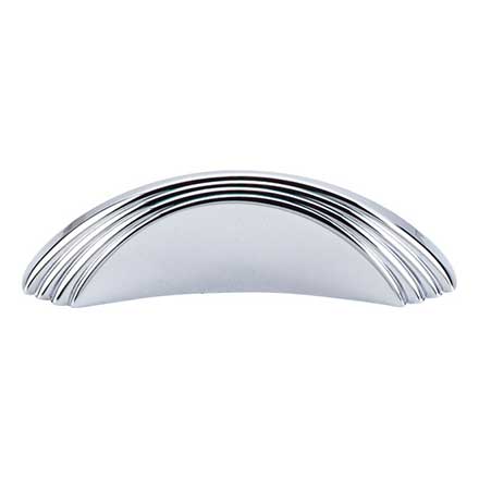 Top Knobs [TK212PC] Die Cast Zinc Cabinet Knob - Sydney Harbour Series - Polished Chrome Finish - 3 1/4" L